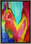D61.Fuglen. 50x80 cm. 4.700 Kr.